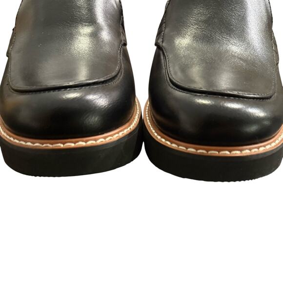 NEW Naturalizer BLACK Cabaret Loafer 2.25” CHUNKY BLOCK HEEL SZ 8.5 - Picture 8 of 13